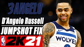 D'Angelo Russell Jumpshot Fix NBA2K21 with Side-by-Side Comparison