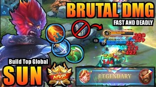 SUN BEST BUILD 2024 | TOP GLOBAL SUN BUILD | SUN GAMEPLAY | MOBILE LEGENDS