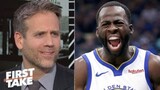 FIRST TAKE | Max Kellerman 'disgusted' Warriors humiliating win Grizzlies with Draymond Green filth