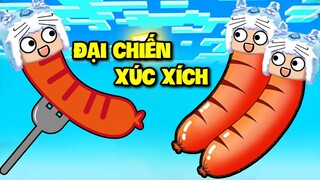 MEOWPEO ĐẠI CHIẾN NHỮNG CÂY XÚC XÍCH TRONG MINI WORLD MINI GAME