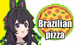 vtuber reacts to brazilian pizza