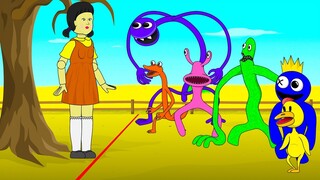 RAINBOW FRIENDS PLAY SQUID GAME! Cartoon Animation