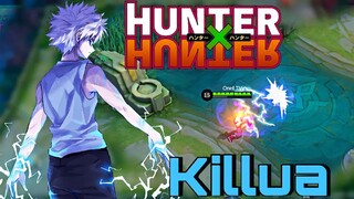 KILLUA ZOLDYCK IS SO AWESOME 🔥 [HUNTER x HUNTER] [ MLBB Skin Collaboration ]