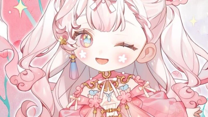 [Trưng bày mô hình Live2D] ❀Peach Blossom Fairy in Peach Blossom Mist❀ ~ 绯梦floberri🎀