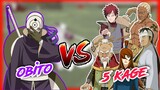 Obito Great Ninja War VS 5 Kage | Naruto Shippuden Ultimate Ninja Impact Android