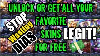 UNLOCK ALL SKIN HEROES YOU WANT | Mobile Legends Bang Bang