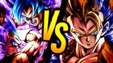 LF SSJ Blue Goku/Vegeta TAG VS Ultra Super Gogeta | Dragon Ball Legends
