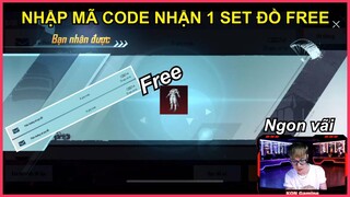 NHẬP MÃ CODE NHẬN 1 SET TRANG PHỤC CỰC ĐẸP FREE DỄ DÀNG MÀ AI CŨNG NHẬN ĐƯỢC || PUBG MOBILE