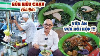 Color Man ngồi ăn "cảm giác mạnh" với xe BÚN RIÊU "du mục" sẵn sàng ÔM TÔ MÀ CHẠY ? | Color Man Food