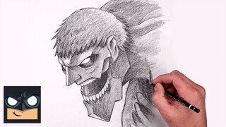 How To Draw Armored Titan | Attack on Titan Tutorial (Step by Step)