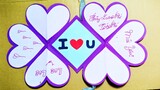 Thiệp Tình Yêu Handmade || Valentine Day Card || Birthday Gift Ideas