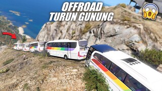 OFFROAD KONVOI TURUN GUNUNG BUS PARIWISATA - GTA 5