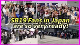 Dinumog na! Ang haba na ng pila sa SB19 Pagatatag World Tour Japan!