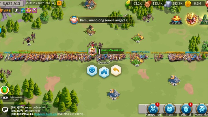 Pawai Pasukan KD 3213 di KVK 1, RiseOfKingdoms-LostCrusade