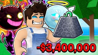 EATING EVERY FRUIT I FIND FOR 24 HOURS! *LOST A MYTHICAL* Roblox Blox Fruits