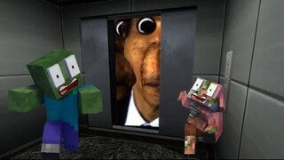 Monster Academy Episode 1616 Tantangan Wajah Obunga Animasi Minecraft