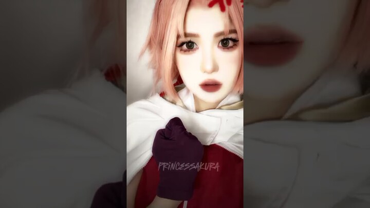 sakura haruno cosplay douyin do you like it🌸#sakura#sakuraharuno#shortvideo #cosplay #edit