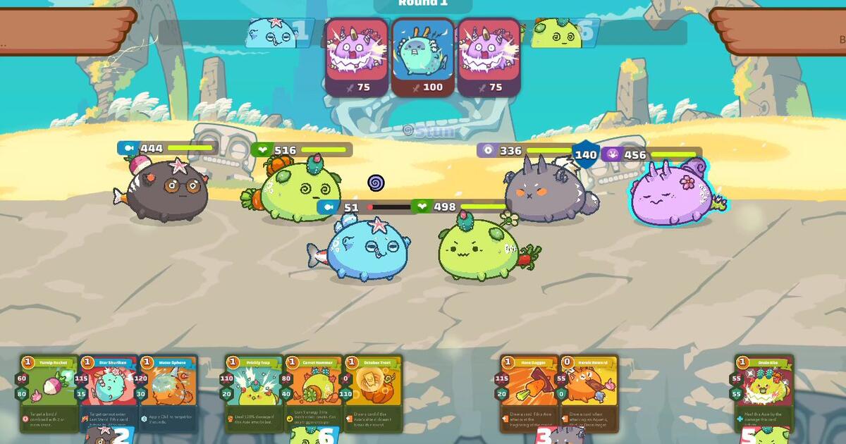 Axie Infinity Gameplay.