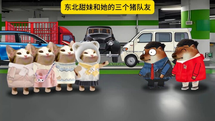东北甜妹和他的猪队友