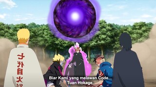 Boruto Chapter 69 - Boruto dan Kawaki Otsutsuki VS Code Full Power yang baru melepas Limiternya