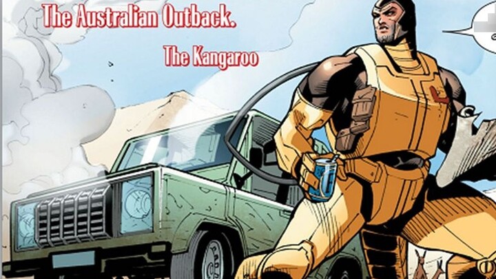 [Marvel Comics-American Comics Science Popularization #28] He was obsessed with studying kangaroos s