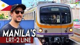 I Tried Manila’s Trains Philippines 🇵🇭 LRT-2 (2022)