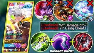 YIN VS JAWHEAD AND CHOU | YIN NEW BUILD TO ONESHOT ANY HERO | INTENSE GAME | MOBILE LEGENDS