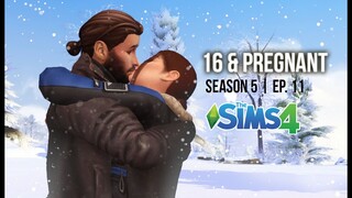 KISSING IN THE SNOW | 16 & PREGNANT | SEASON 5 | EPISODE 11 | A Sims 4 Series