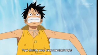 Ketika Luffy menyatakan kalau dirinya akan menjadi Raja Bajak Laut 😍