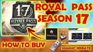 HOW TO BUY SEASON 17 ROYAL PASS IN PUBG MOBILE | SEASON 17 RP PAKISTAN | HARDMANTRICKS