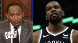 FIRST TAKE | Stephen A. "SHOCKED" Nets fall in 3-0 series hole, losing to Celtics in Game 3, 109-103