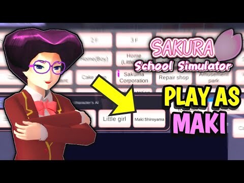 How to Play as Maki Shiroyama! || SAKURA SCHOOL SIMULATOR TUTORIAL