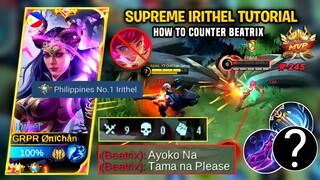 IRITHEL BEST ONE SHOT BUILD | REASON WHY BEATRIX USERS HATES MY IRITHEL🔥 | TOP GLOBAL IRITHEL