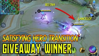 SATISFYING MLBB HERO TRANSITION | GIVEAWAY WINNER!