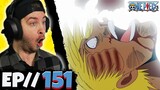 LUFFY VS BELLEMY! // One Piece Episode 151 REACTION - Anime Reaction