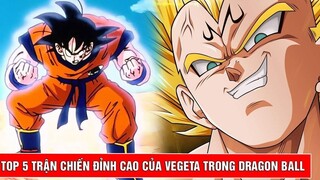 Top 5 trận chiến vĩ đại và ấn tượng của Vegeta trong Dragon Ball Z Super