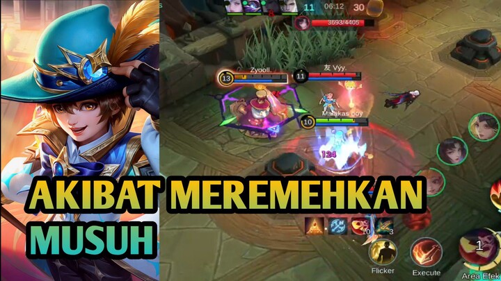 HARLEY BERJUANG SENDIRI TANPA BANTUAN | GAMEPLAY HERLEY MLBB