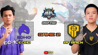 AP BREN vs ECHO GAME 2 MPL PH SEASON 13