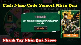 [Free Fire] Cách Nhập Code Yomost FF Nhận Quà Trang Phục Và Skin Súng Miễn Phí Toàn Sever