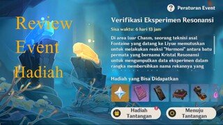 Review Event Verifikasi Eksperimen Resonansi || Genshin Impact Indonesia