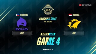 Echo vs Onic GAME 4 M4 World Championship | Onic vs Echo ESPORTSTV