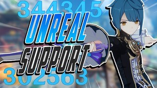 INSANE 4 STAR SUPPORT! Best Xingqiu Support Build Guide [Best Artifacts EXPLAINED!] - Genshin Impact