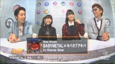 BABYMETAL ON MUSIC ON! TV ORIENTAL RADIO NO TSUGI KURU Sub indo