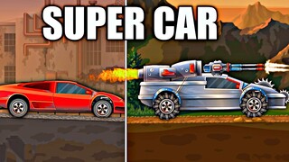 EP6 Super Car โคตรเเรง !!!  นี่มันรถที่เเรงที่สุดในเกมหรือป่าวว ?  | Earn To Die 2