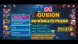 Gusion 94.6%Winrate No Winrate Prank | Pano Mandurog Sa Mythic