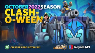 🎃 Clash-o-ween 👻 October Season Clash Royale Sneak Peek (Season 40, 2022)