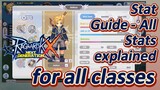 Stat Guide - All Stats explained (for all classes) |  Ragnarok X: Next Generation