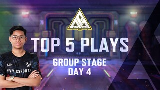 Top 5 Plays - Group Stage Day 4 - MSP Major