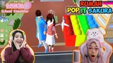 Reaksi Ani Nge Game & Nafisa Fidela ADA RUMAH POP IT DI KOTA SAKURA | Sakura School Simulator