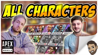 APEX LEGENDS MOBILE CHARACTERS (What to Expect) [Road To ApexMobile]